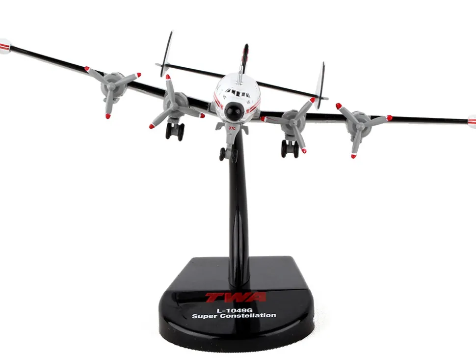 Lockheed L 1049G Super Constellation Commercial Aircraft Trans World Airlines TWA 1/300 Diecast Model Airplane Postage Stamp PS5806-1