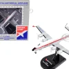 Lockheed L 1049G Super Constellation Commercial Aircraft Qantas Airways 1/300 Diecast Model Airplane Postage Stamp PS5806-4