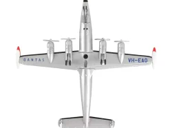 Lockheed L 1049G Super Constellation Commercial Aircraft Qantas Airways 1/300 Diecast Model Airplane Postage Stamp PS5806-4