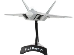 Lockheed Martin F 22 Raptor Fighter Aircraft United States Air Force 1/145 Diecast Model Airplane Postage Stamp PS5382-1