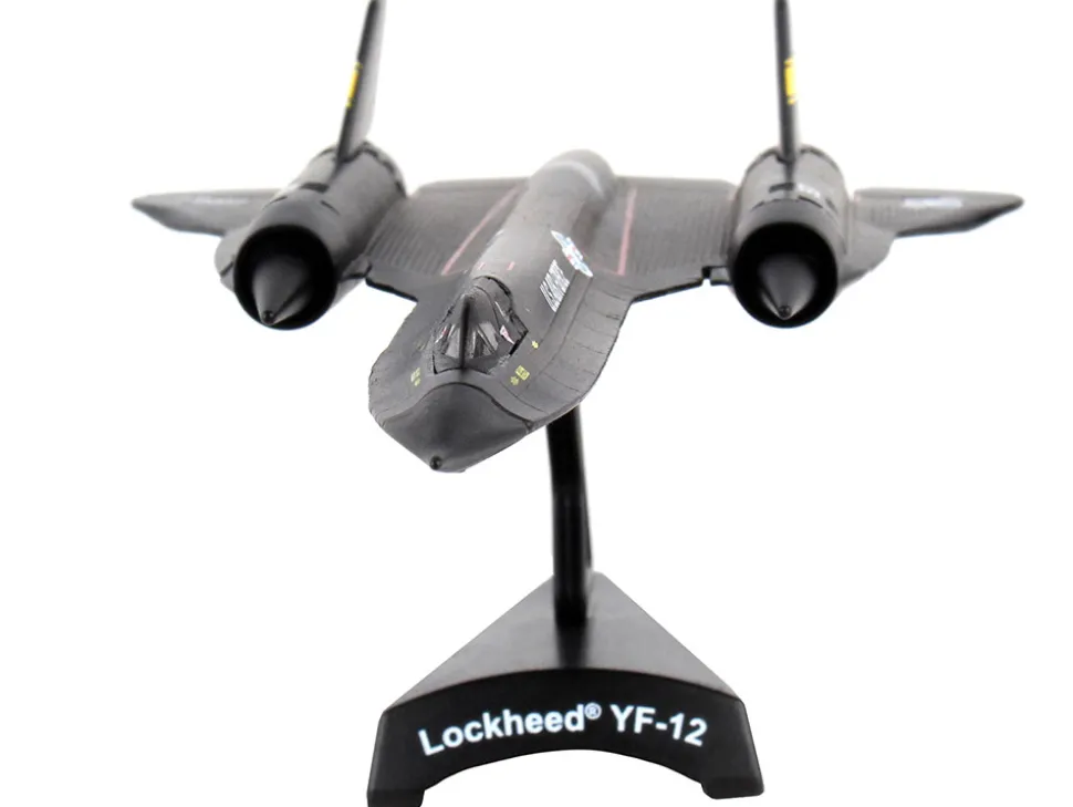 Lockheed YF 12 SR 71 Blackbird Aircraft NASA United States Air Force 1/200 Diecast Model Airplane Postage Stamp PS5389-1