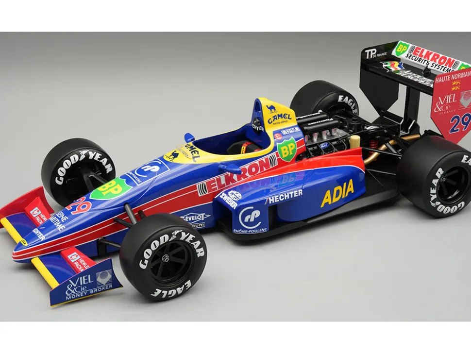 Lola LC88 #29 Pierre-Henri Raphanel "Larrousse Calmels" Formula One F1 "Australian GP" (1988) with Display Case "Mythos Series" Limited Edition to 35 pieces Worldwide 1/18 Model Car by Tecnomodel