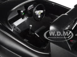 Lotus 3-Eleven Matt Black with Gloss Black Accents 1/18 Model Car Autoart 75391
