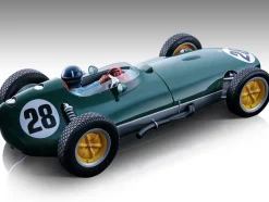 Lotus 16 #28 Graham Hill Formula One F1 British GP 1959 with Driver Figure Mythos Series Limited Edition to 70 pieces Worldwide 1/18 Model Car Tecnomodel TMD18-123C
