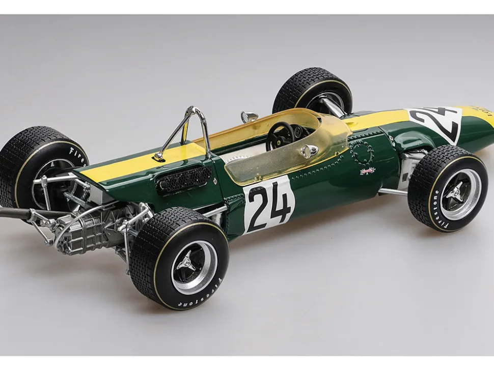 Lotus 48 #24 Jackie Oliver Formula One F1 "German GP" (1967) "Mythos Series" Limited Edition to 40 pieces Worldwide 1/18 Model Car by Tecnomodel