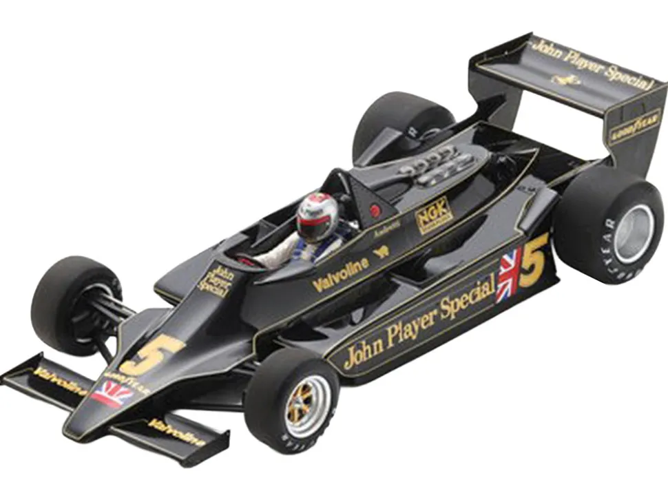 Lotus 79 #5 Mario Andretti "John Player Team Lotus" Winner Formula One F1 "Belgian GP" (1978) with Acrylic Display Case 1/18 Model Car by Spark