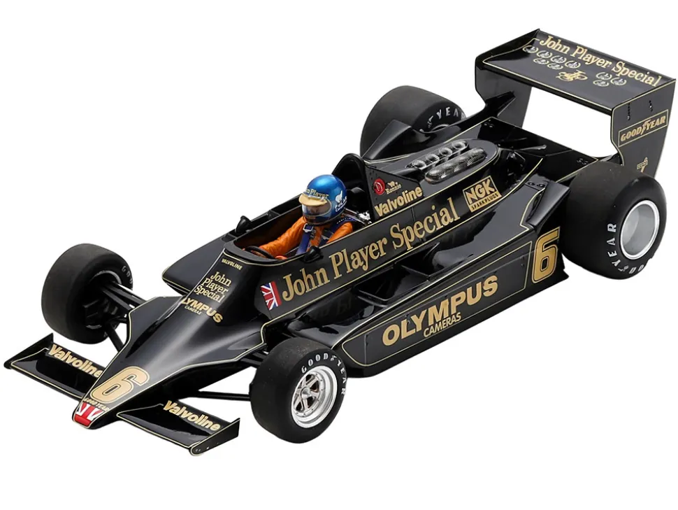 Lotus 79 #6 Ronnie Peterson "John Player Team Lotus" Winner Formula One F1 "Austrian GP" (1978) with Acrylic Display Case 1/18 Model Car by Spark