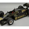 Lotus 94T #12 Nigel Mansell "John Player Special Team Lotus" Formula One F1 "British GP" (1983) with Display Case "Mythos Series" Limited Edition to 60 pieces Worldwide 1/18 Model Car by Tecnomodel