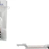 Low Boy Flatbed Trailer White 1/87 (HO) Plastic Model Car by HO Logistics