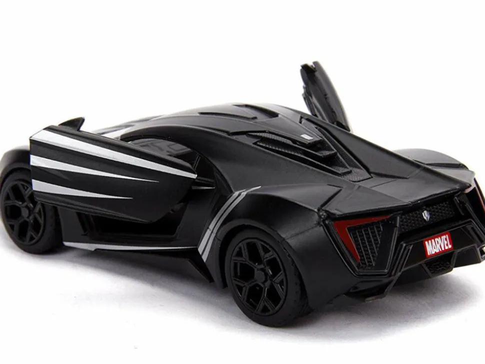 Lykan Hypersport Black Panther Theme Marvel Series 1/32 Diecast Model Car Jada 30302