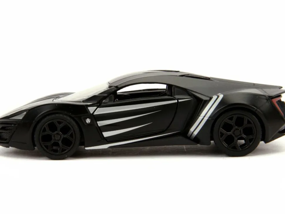 Lykan Hypersport Black Panther Theme Marvel Series 1/32 Diecast Model Car Jada 30302