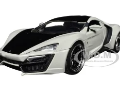 Lykan Hypersport Gray and Black Hyper-Spec Series 1/24 Diecast Model Car Jada 32947