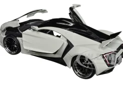 Lykan Hypersport Gray and Black Hyper-Spec Series 1/24 Diecast Model Car Jada 32947