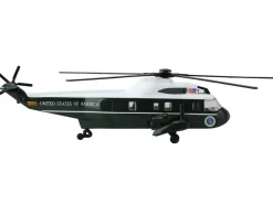 Marine One Presidential Helicopter "United States of America" Dark Green and White Diecast Model by Daron