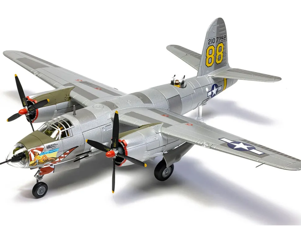 Martin B-26C-45-MO Marauder Aircraft "42-107752, Miss Arkansas, 444th BS, 320th BG, 12th Air Force" (1944) United States Army Air Forces "The Aviation Archive" Series 1/72 Diecast Model by Corgi