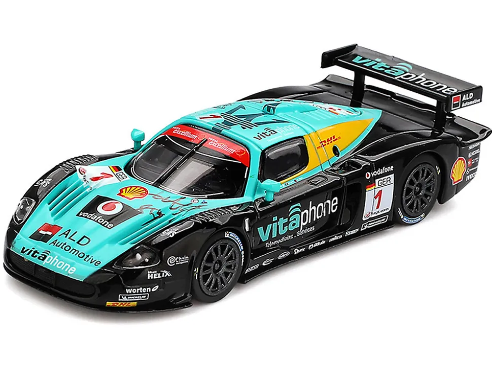 Maserati MC12 Competizione #1 Michael Bartels - Andrea Bertolini - Eric van de Poele - Stephane Sarrazin "Vitaphone Racing Team" Winner "24 Hours of Spa" (2008) 1/64 Diecast Model Car by BBR