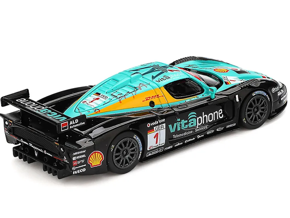 Maserati MC12 Competizione #1 Michael Bartels - Andrea Bertolini - Eric van de Poele - Stephane Sarrazin "Vitaphone Racing Team" Winner "24 Hours of Spa" (2008) 1/64 Diecast Model Car by BBR