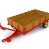 Massey Ferguson 3Ton Tipping Bed Drop Sides Trailer 1/32 Diecast Model Universal Hobbies UH5329