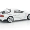 Mazda RX7 (FC3S) RE Amemiya RHD (Right Hand Drive) White 1/64 Diecast Model Car by Pop Race