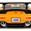 1993 Mazda RX-7 "HKS Power" Yellow with Carbon Hood "JDM Tuners" Series 1/24 Diecast Model Car by Jada