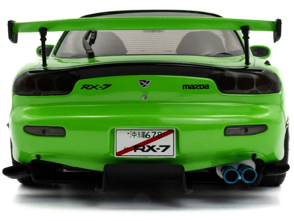 1999 Mazda RX7 Type RS (FD3RS) RHD (Right Hand Drive) Neon Green 1/18 Diecast Model Car by Solido