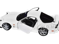 2001 Mazda RX7 Type RS (FD3S) RHD (Right Hand Drive) White 1/18 Diecast Model Car by Solido