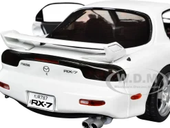 2001 Mazda RX7 Type RS (FD3S) RHD (Right Hand Drive) White 1/18 Diecast Model Car by Solido