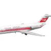 McDonnell Douglas DC-9-15 Commercial Aircraft "Trans World Airlines" (N1067T) White with Red Stripes 1/400 Diecast Model Airplane by V1:400