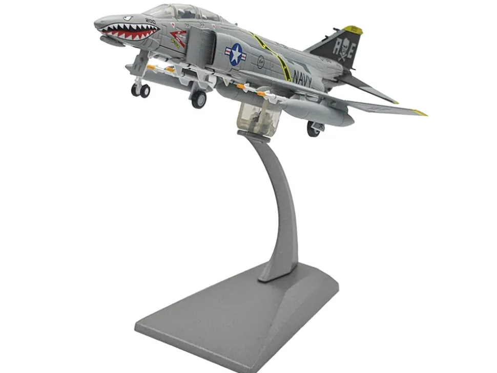 McDonnell Douglas F-4C Phantom II Fighter-Bomber Aircraft "Jolly Rogers/Sundowners" (2003) United States Navy 1/100 Diecast Model Airplane