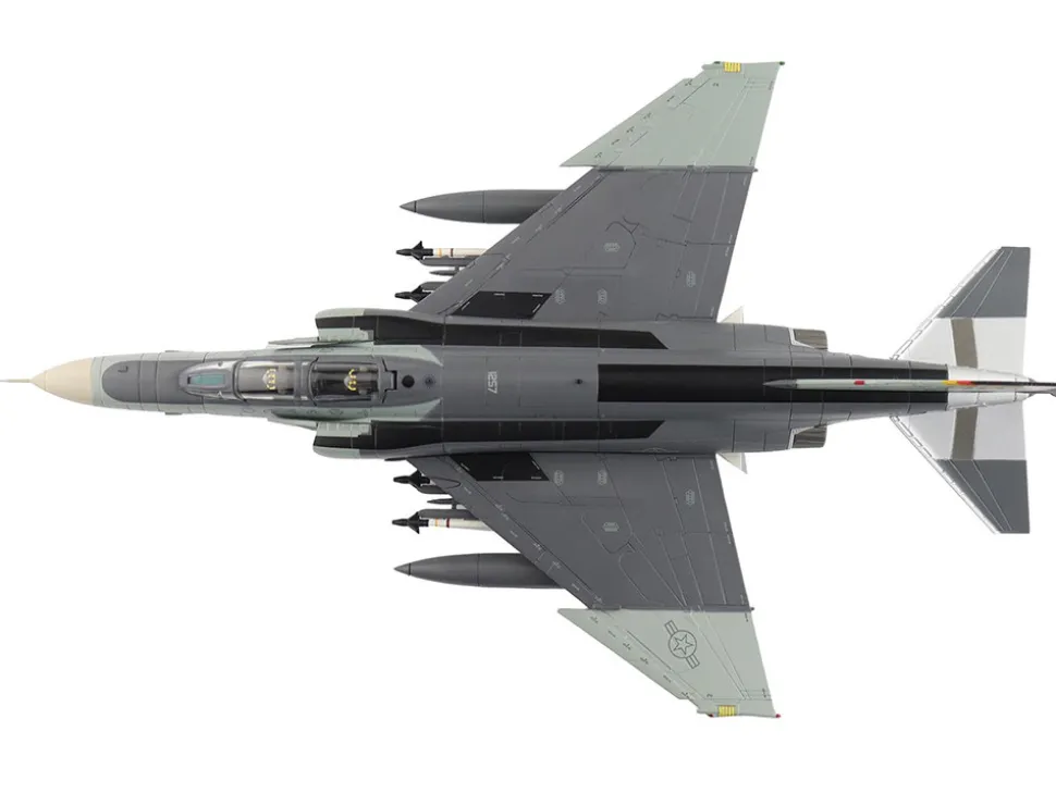 McDonnell Douglas F-4F Phantom II Fighter-Bomber Aircraft "AF72-257, 20th Fighter Squadron, 49th Fighter Wing, Holloman AFB" (2002) United States Air Force "Air Power Series" 1/72 Diecast Model by Hobby Master