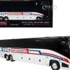 MCI J4500 Coach Bus International Stage Lines White The Bus & Motorcoach Collection Limited Edition to 504 pieces Worldwide 1/87 HO Diecast Model Iconic Replicas 87-0466