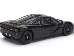 McLaren F1 Jet Black 1/64 Diecast Model Car by Pop Race