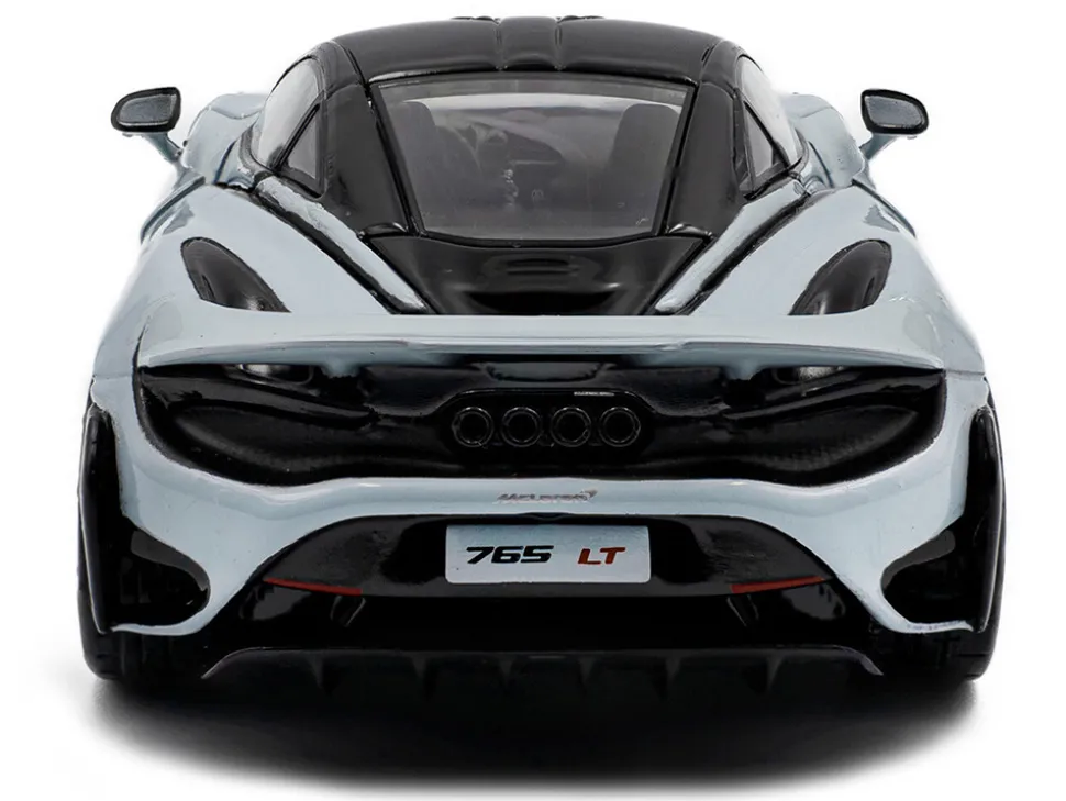 2020 McLaren 765LT Ceramic Gray with Black Top 1/43 Diecast Model Car by Solido