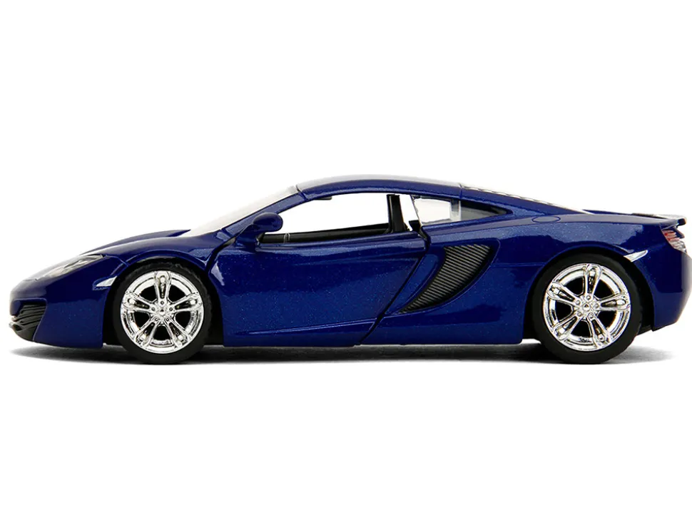 McLaren MP4.12C Blue Metallic "Furious 7" (2015) Movie "Fast & Furious" Series 1/32 Diecast Model Car by Jada