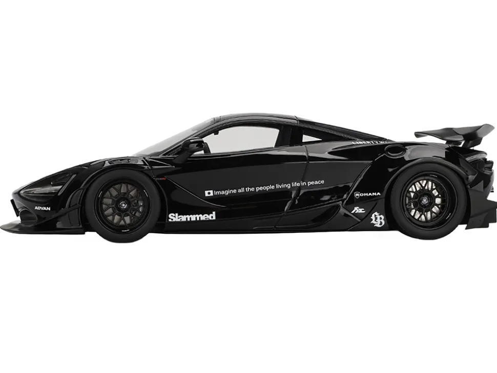 McLaren 720S "LB-Works" Black "Tokyo Auto Salon 2024" 1/18 Model Car by Top Speed