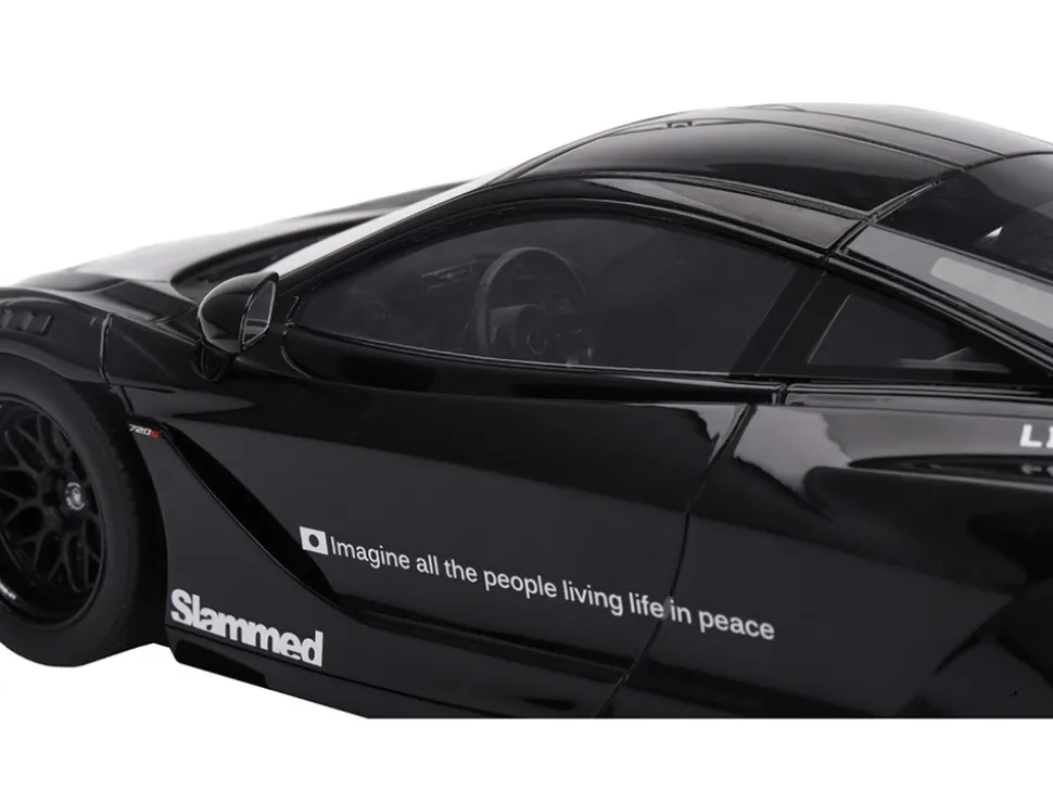 McLaren 720S "LB-Works" Black "Tokyo Auto Salon 2024" 1/18 Model Car by Top Speed