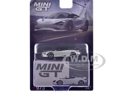 McLaren 750S Spider Cirrus Gray Limited Edition 1/64 Diecast Model Car by Mini GT