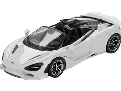 McLaren 750S Spider Cirrus Gray Limited Edition 1/64 Diecast Model Car by Mini GT