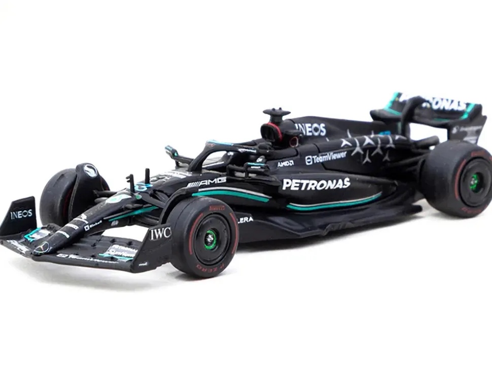 Mercedes-AMG F1 W14 E Performance #63 George Russell 3rd Place Formula One F1 "Spanish GP" (2023) "Global64" Series 1/64 Diecast Model Car by Tarmac Works