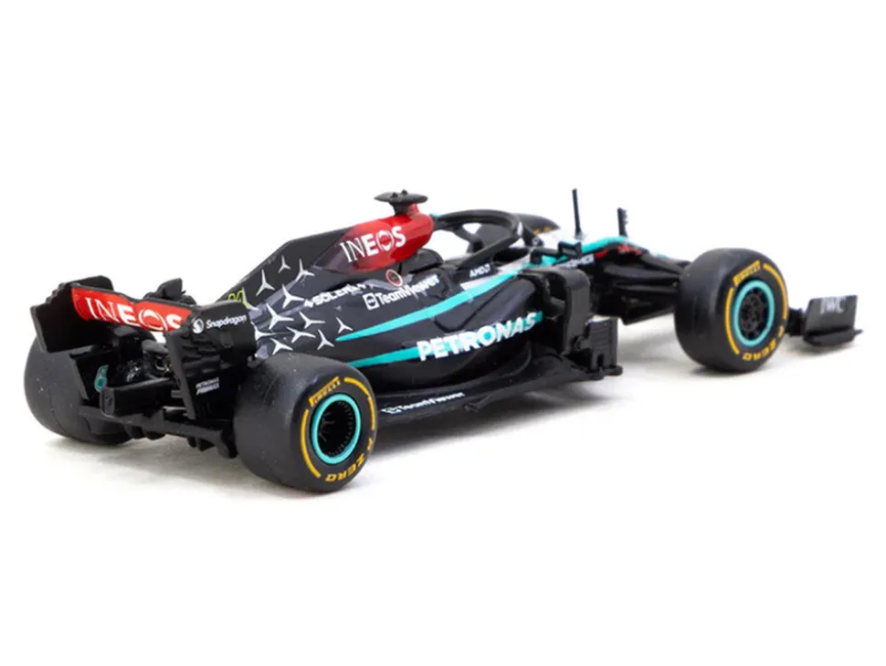 Mercedes-AMG F1 W12 E Performance #44 Lewis Hamilton Formula One F1 "New York Demo Run" (2024) "Global64" Series 1/64 Diecast Model Car by Tarmac Works