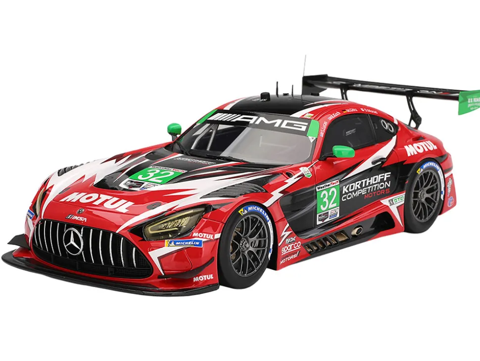 Mercedes-AMG GT3 EVO #32 Maximilian Gotz - Kenton Koch - Seth Lucas - Daniel Morad "Korthoff Competition Motors" IMSA "24 Hours of Daytona" (2025) 1/18 Model Car by Top Speed