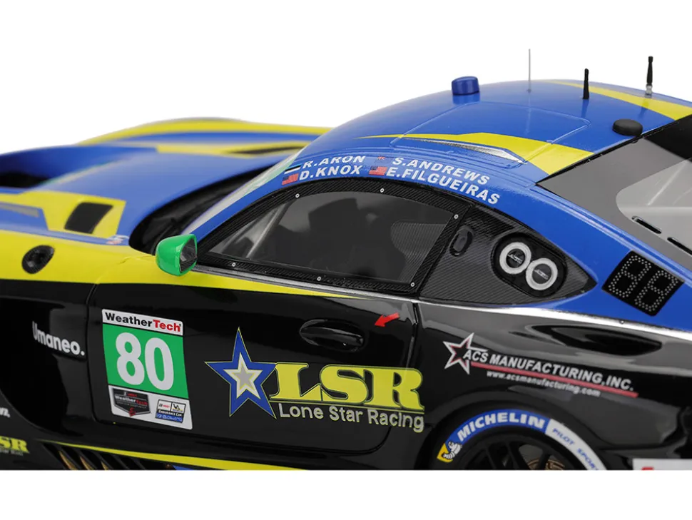 Mercedes-AMG GT3 EVO #80 Scott Andrews - Ralf Aron - Eric Filgueiras - Dan Knox "Lone Star Racing" IMSA "24 Hours of Daytona" (2025) 1/18 Model Car by Top Speed
