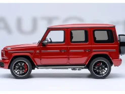 2019 Mercedes-Benz AMG G63 Cardinal Red Metallic 1/18 Model Car by Autoart