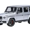 2019 Mercedes-Benz AMG G63 Iridium Silver Metallic 1/18 Model Car by Autoart