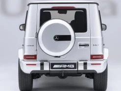 2019 Mercedes-Benz AMG G63 Iridium Silver Metallic 1/18 Model Car by Autoart