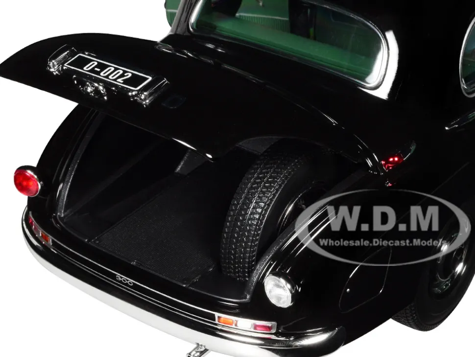 1955 Mercedes Benz 300 Black German Chancellor Konrad Adenauer 1/18 Diecast Model Car Norev 183707