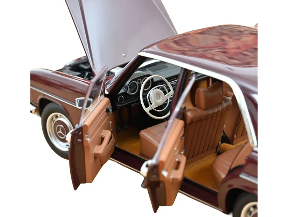 1968 Mercedes-Benz 200 Dark Red Brown 1/18 Diecast Model Car by Norev