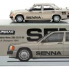 Mercedes-Benz 190 E 2.3-16 #11 Ayrton Senna Winner "Race of Champions" (1984) "Global64" Series 1/64 Diecast Model by Tarmac Works
