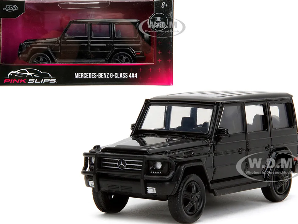 Mercedes Benz G Class 4x4 Black Pink Slips Series 1/32 Diecast Model Car Jada 34665