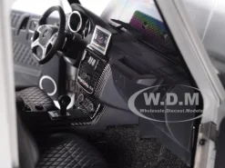 Mercedes Benz G500 4X4 2 Silver 1/18 Model Car Autoart 76318